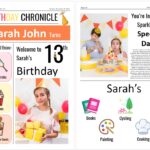 Birthday Party Celebration Brochure