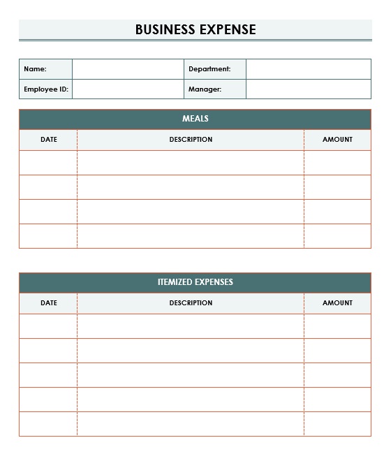 Business Expense Report