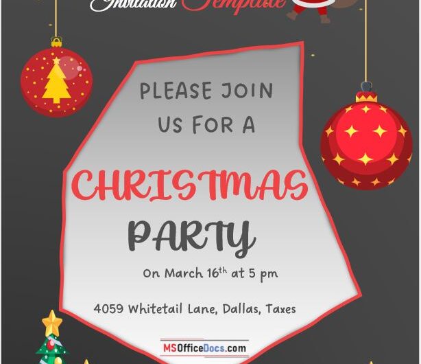 Free Party Invitation Templates